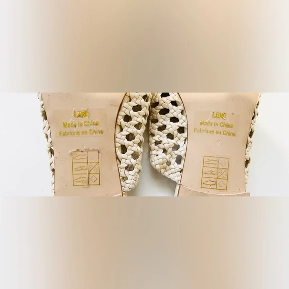 New Jeffrey Campbell Leno pointed toe flat slide mules, cream. Sz 8, Orig $135 - Picture 7 of 14